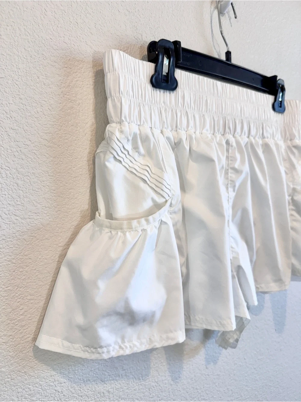 Free People Get Your Flirt On Skort White Tenniscore Athleisure Pocket L G87 - Picture 3 of 9